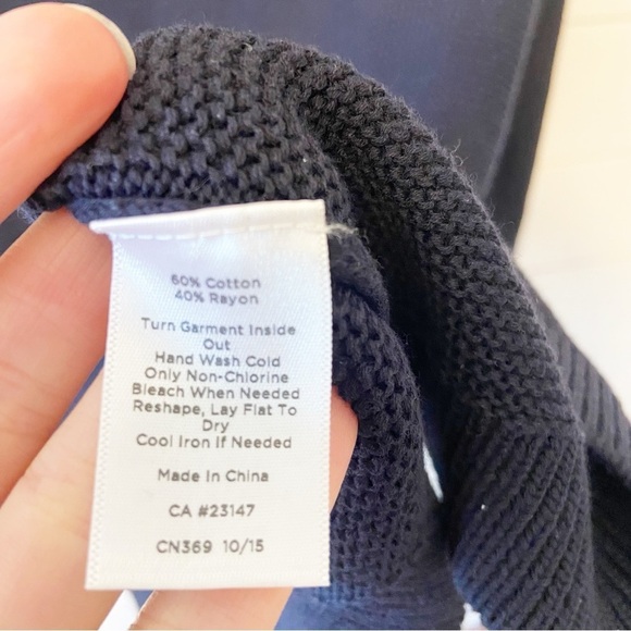 Talbots | Women’s Lobster Beaded Knit 3/4 Sleeve Lightweight Sweater Size Medium - Picture 5 of 9